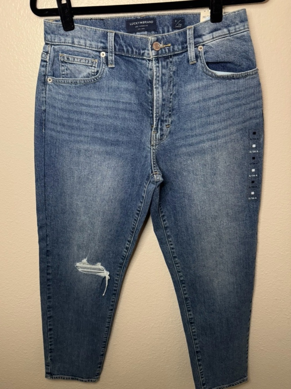Lucky Brand DREW Light Blue Cropped Skinny Jeans
